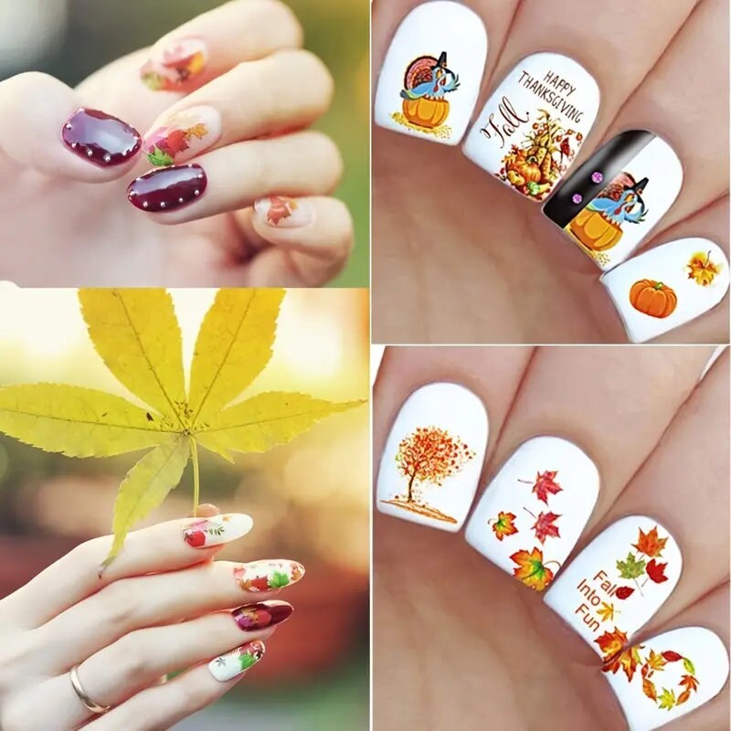 Golden Flowers Nail Art Stickers Decal 3d Self adhesive - Temu